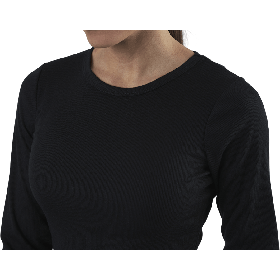 Quinn Rib Dress Black - Bild 5