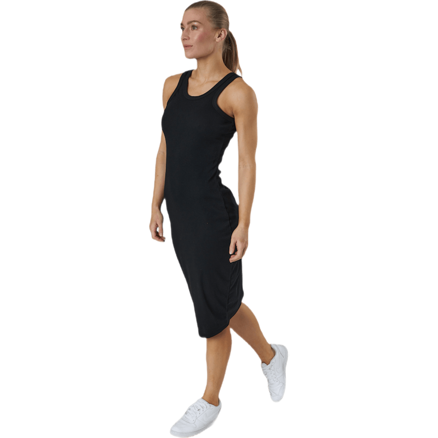 Hazel Rib Tank Dress Black - Bild 2
