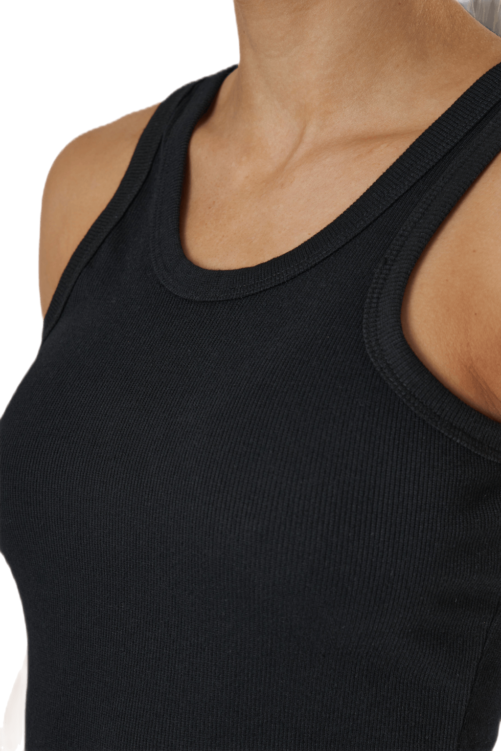 Hazel Rib Tank Dress Black - Bild 4