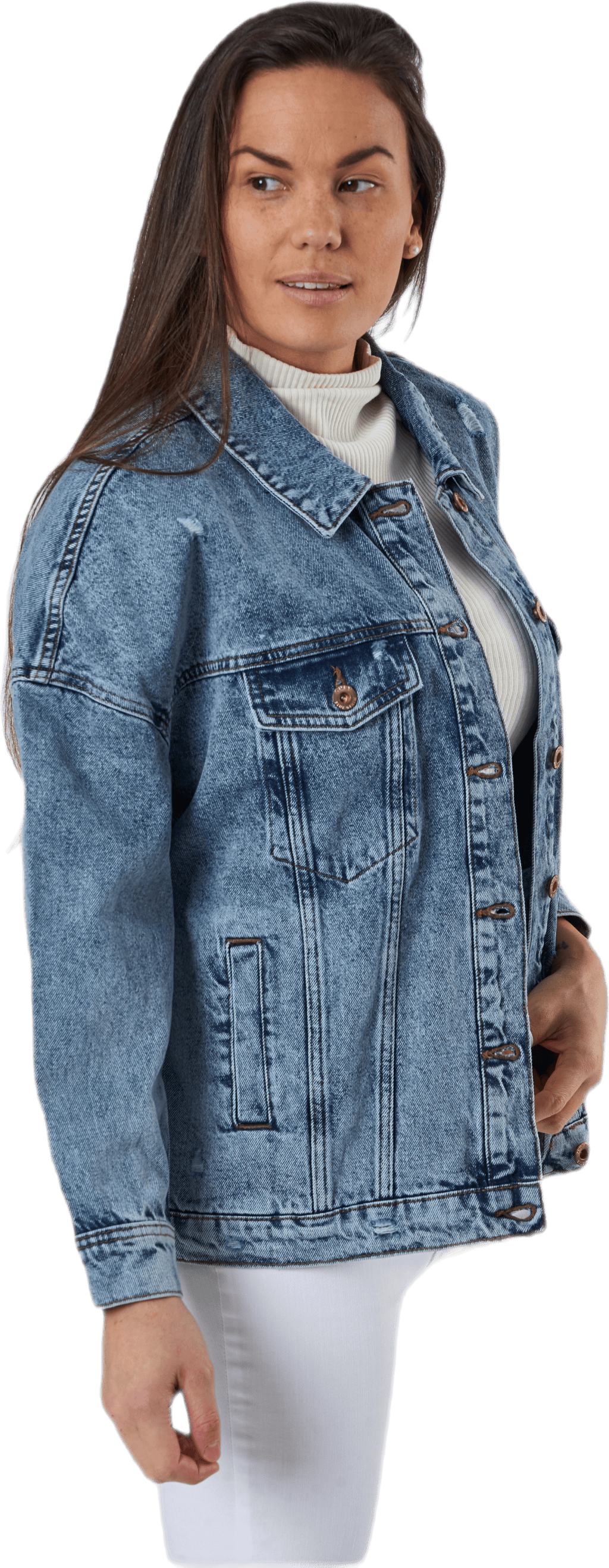 Safe Life Ls Oversze Jcket Blue