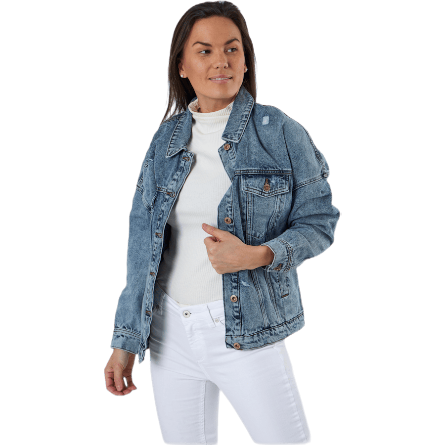 Safe Life Ls Oversze Jcket Blue - Bild 3