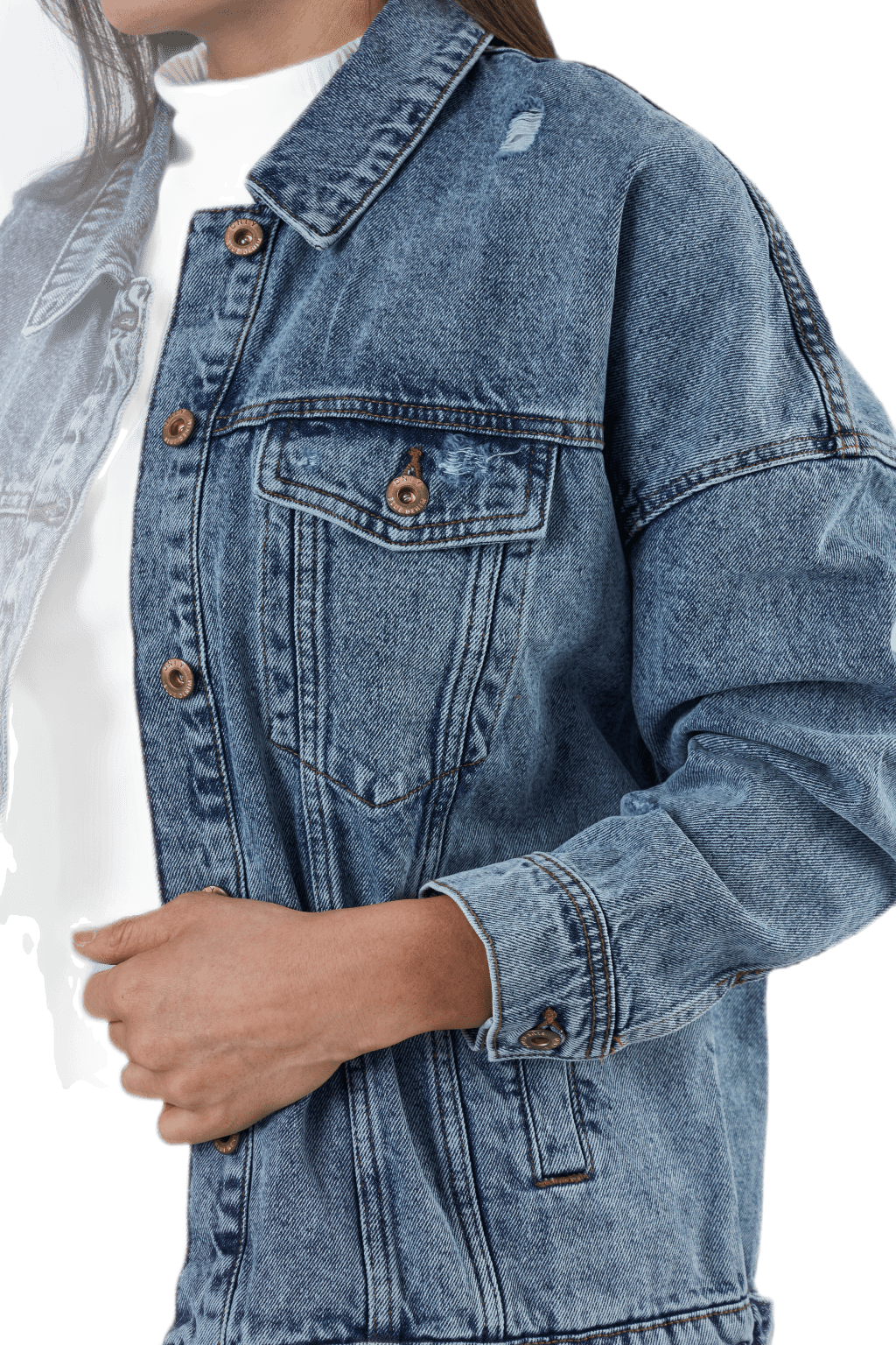 Safe Life Ls Oversze Jcket Blue - Bild 4