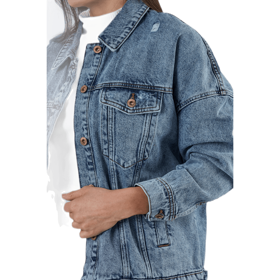 Safe Life Ls Oversze Jcket Blue - Bild 4