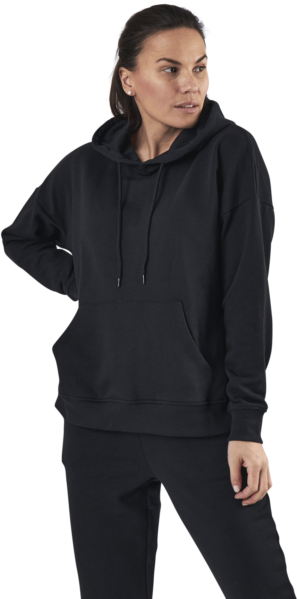 Feel Life L/S Hood Swt Black