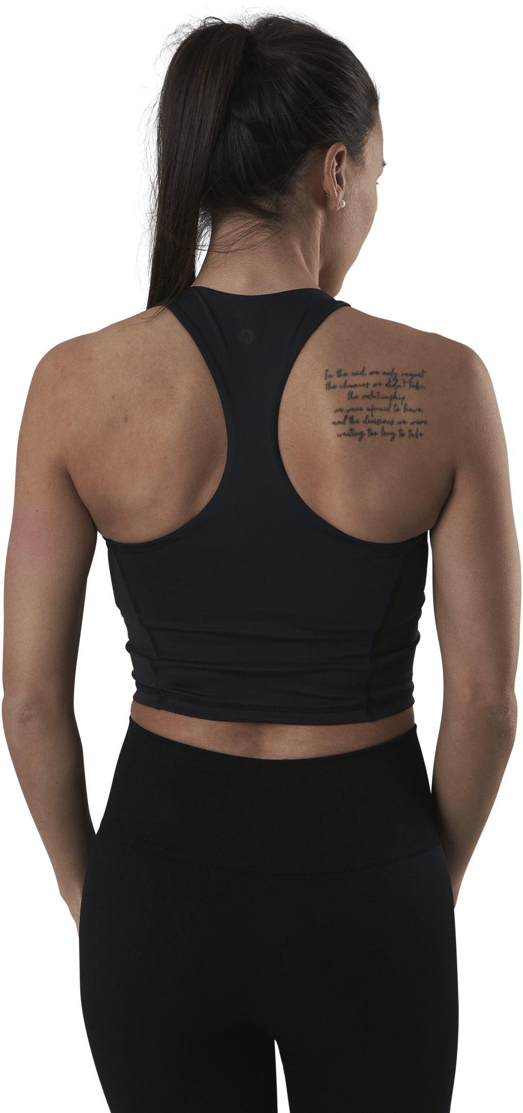 Love Crop Top Black - Bild 3