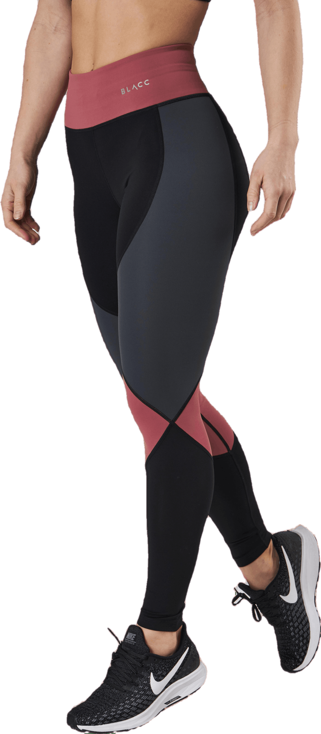Peppy Blocking tights Pink/Black - Bild 2