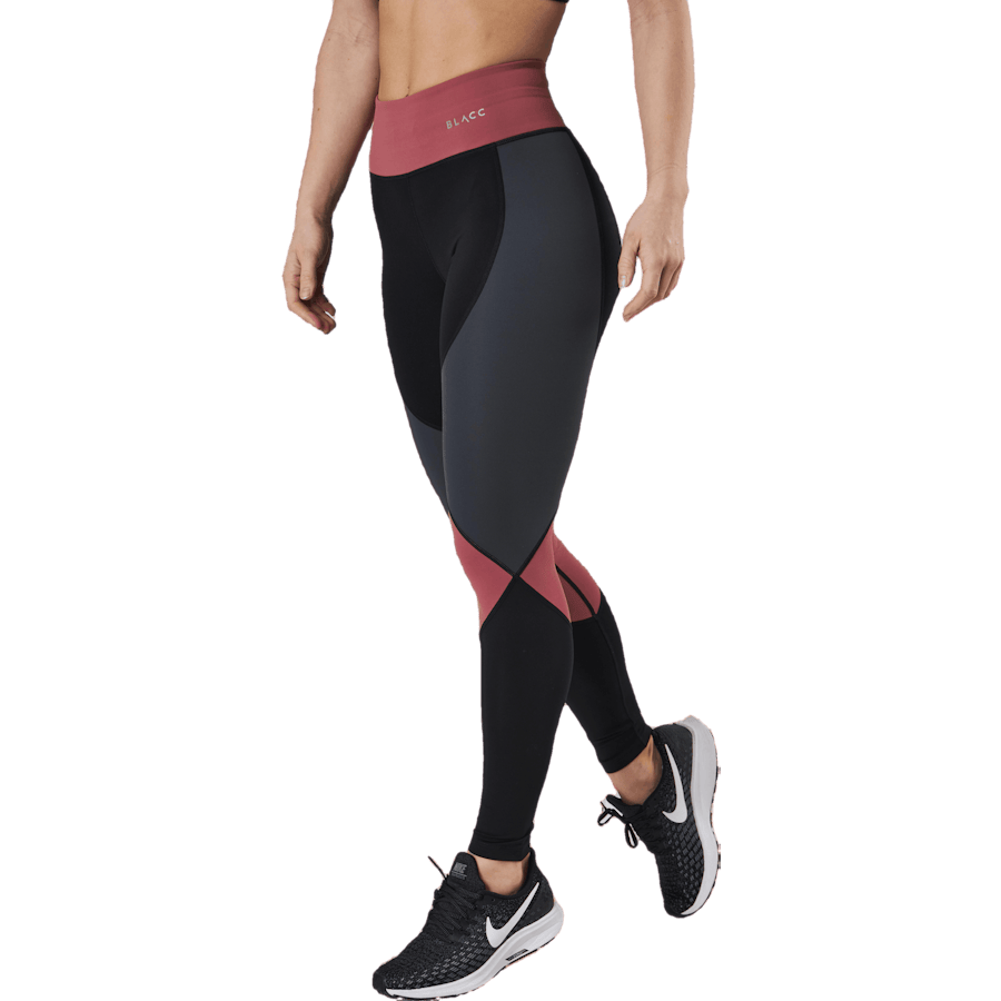 Peppy Blocking tights Pink/Black - Bild 2