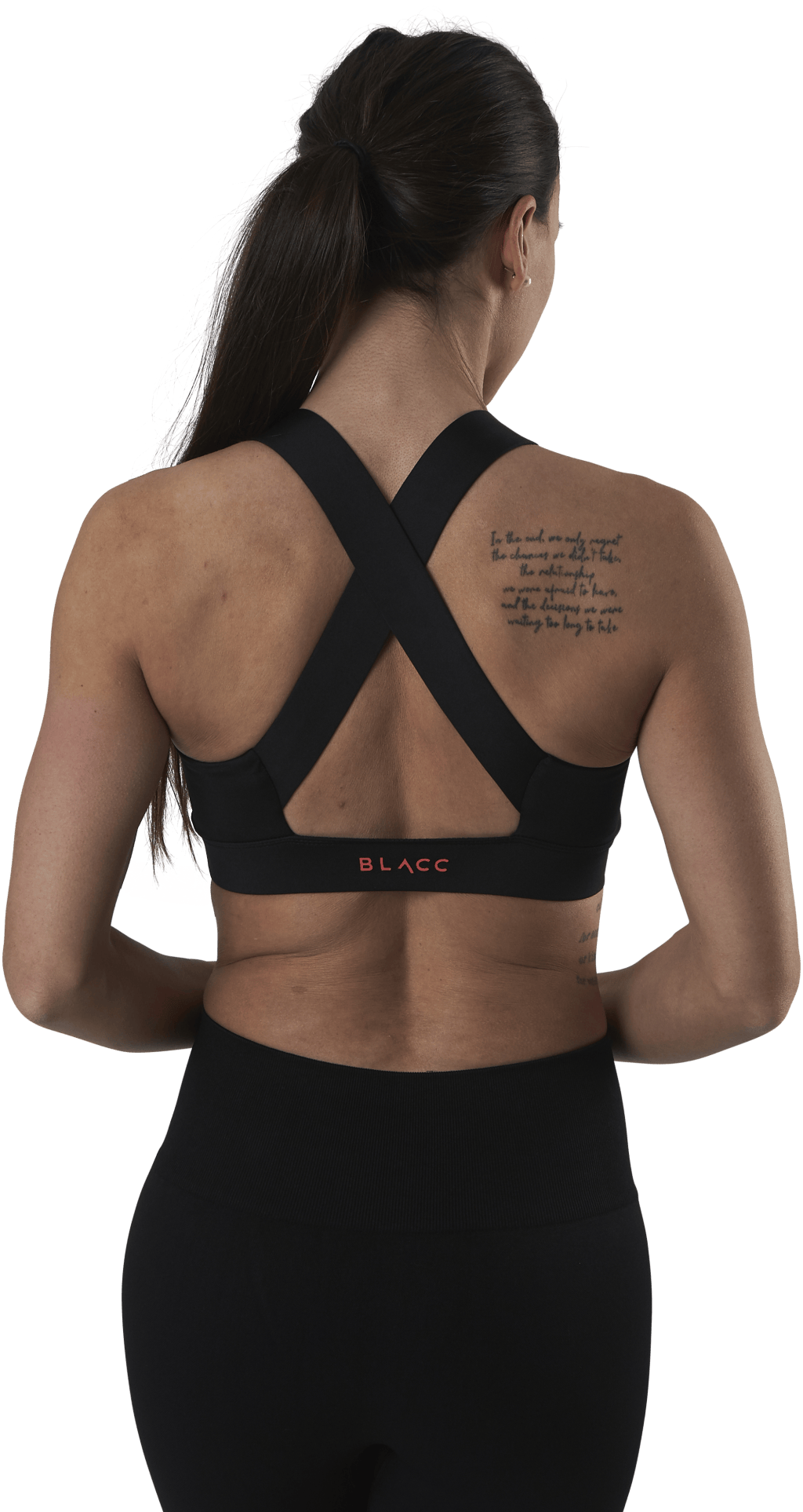 Cross Back Bra Black - Bild 3