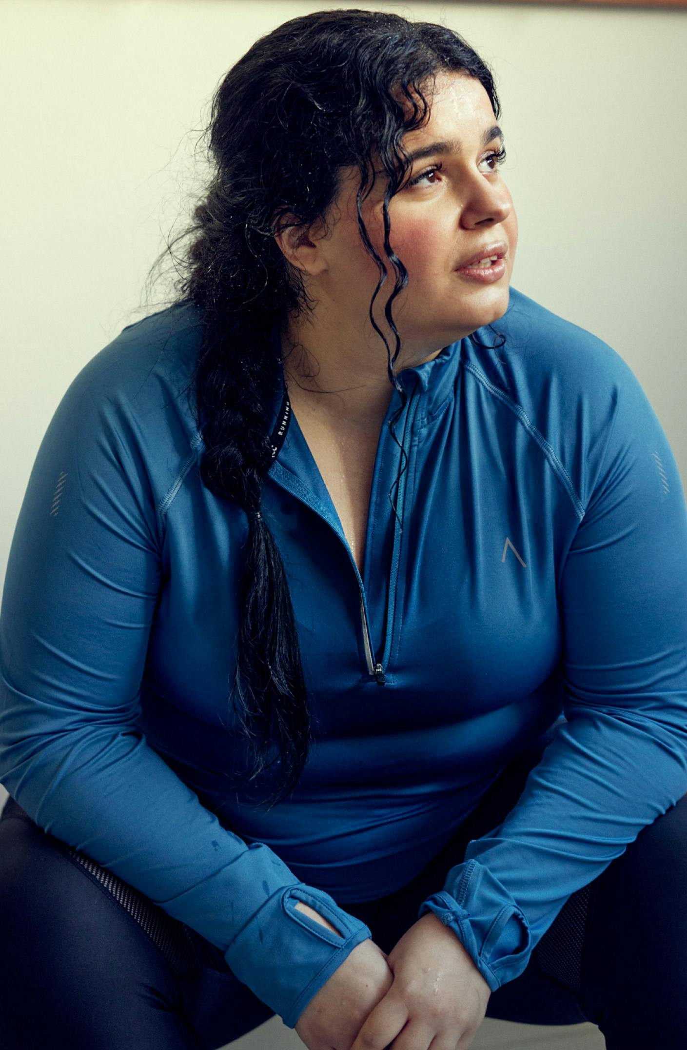 Lara LS Sweater Blue, Female, Apparels, Shirts, Running, Blue, XS