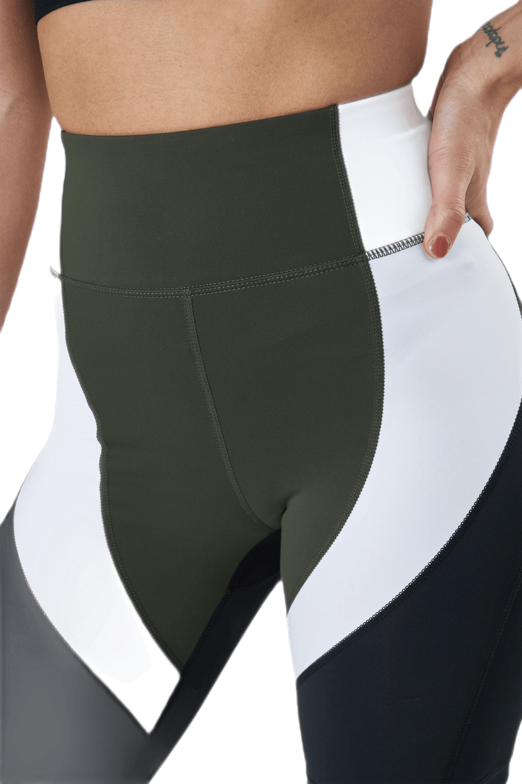 Shape Biker Shorts Green/Black - Bild 5