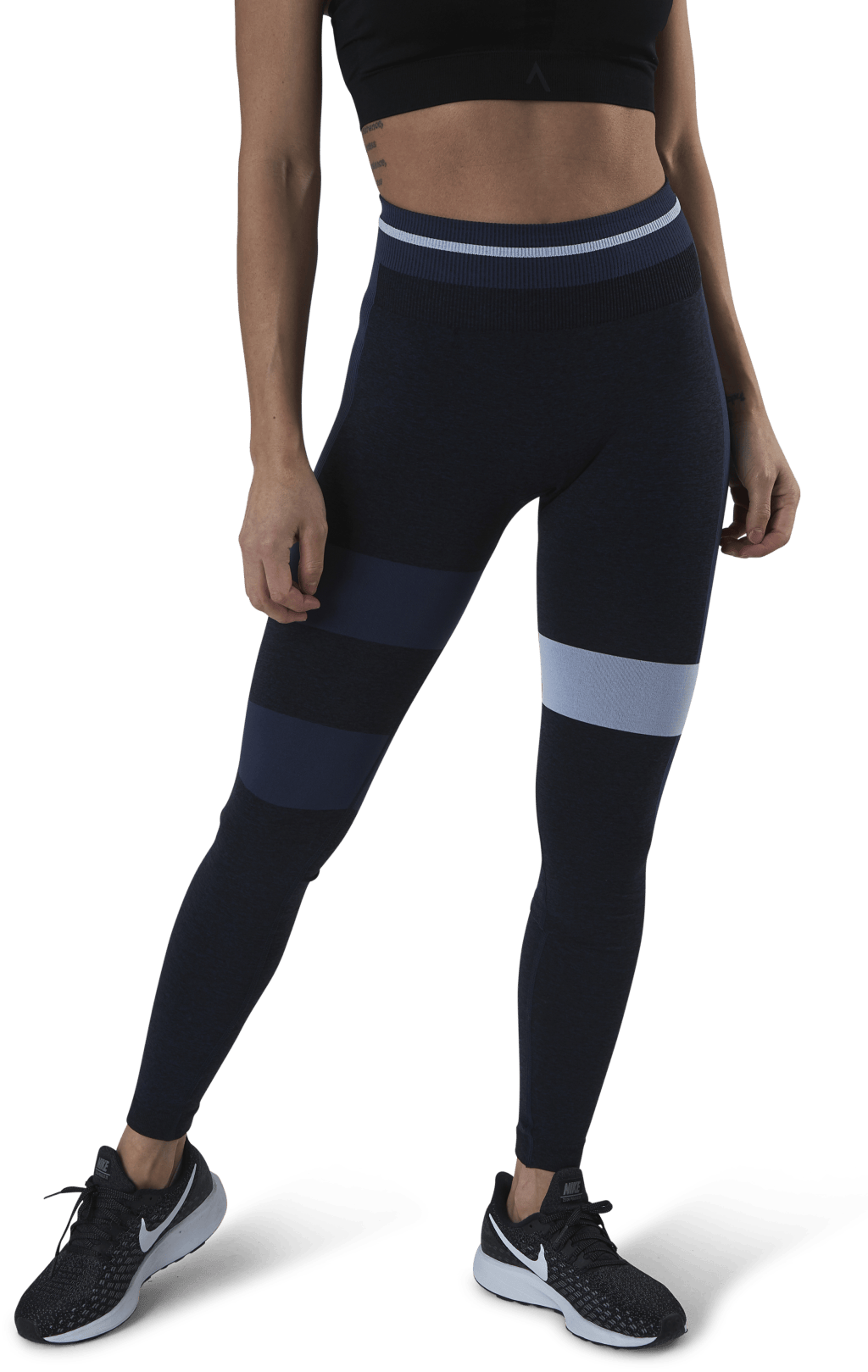 Halley Seamless Tights Blue, Female, Apparels, Leggings, Workout, Blue, L