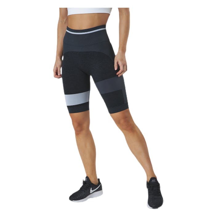 Halley Seamless Shorts Black, Female, Apparels, Leggings, Workout, Black, L