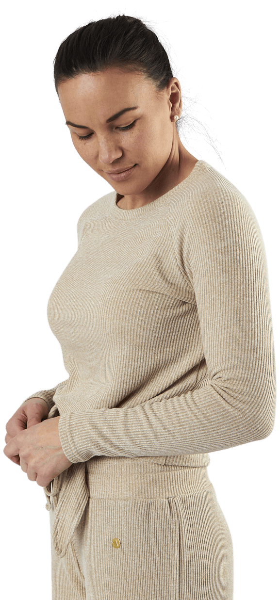 Studio Rib Sweater Beige - Bild 5