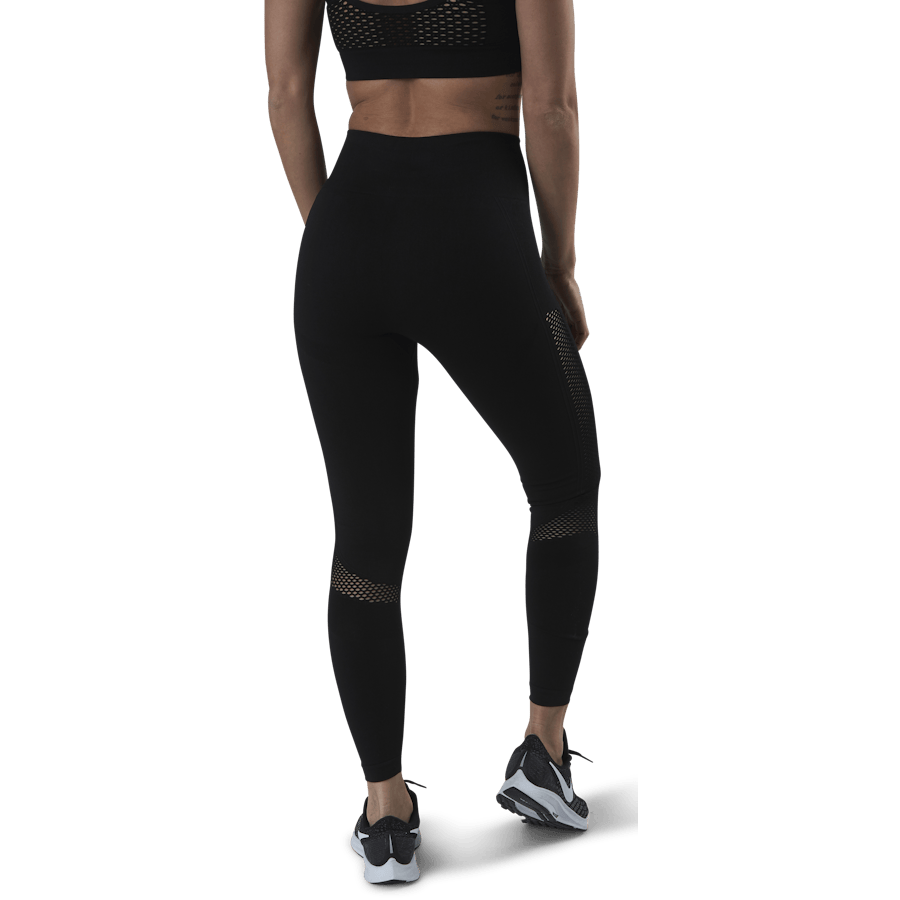 Fitness Mesh Knit Tights Black - Bild 3