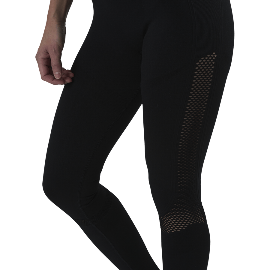 Fitness Mesh Knit Tights Black - Bild 5