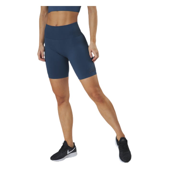Abstrict Seamless Shorts Blue, Female, Apparels, Leggings, Yoga, Blue, M/L
