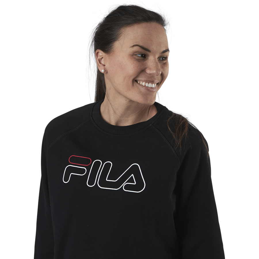 Jamina Cropped Crew Sweat Black - Bild 4