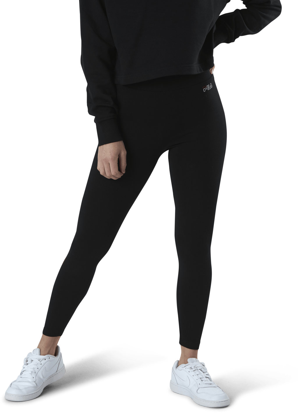 Felize 7/8 Leggings Black, Female, Apparels, Leggings, Black, L