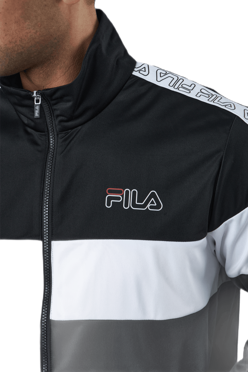 Jairus Taped Track Jacket Black - Bild 4