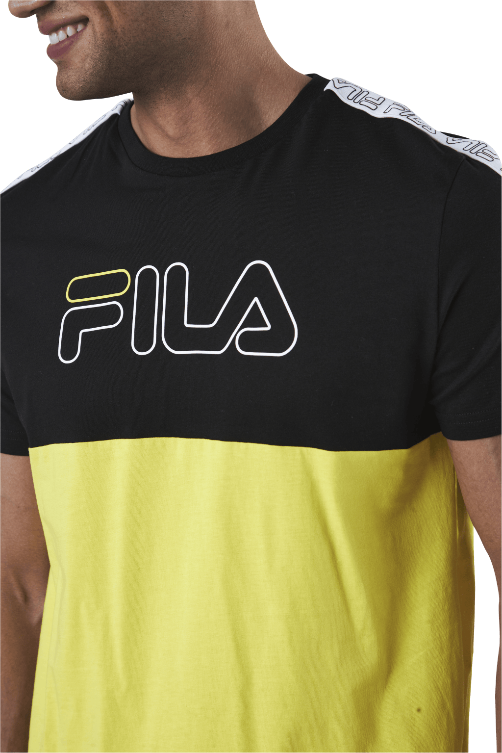 JOPI blocked tape tee Black - Bild 4