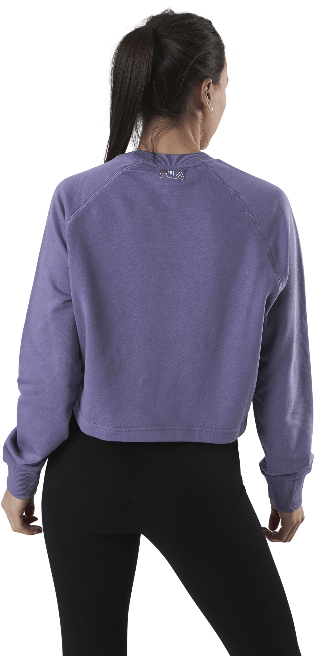 Jamina Cropped Crew Sweat Purple - Bild 3