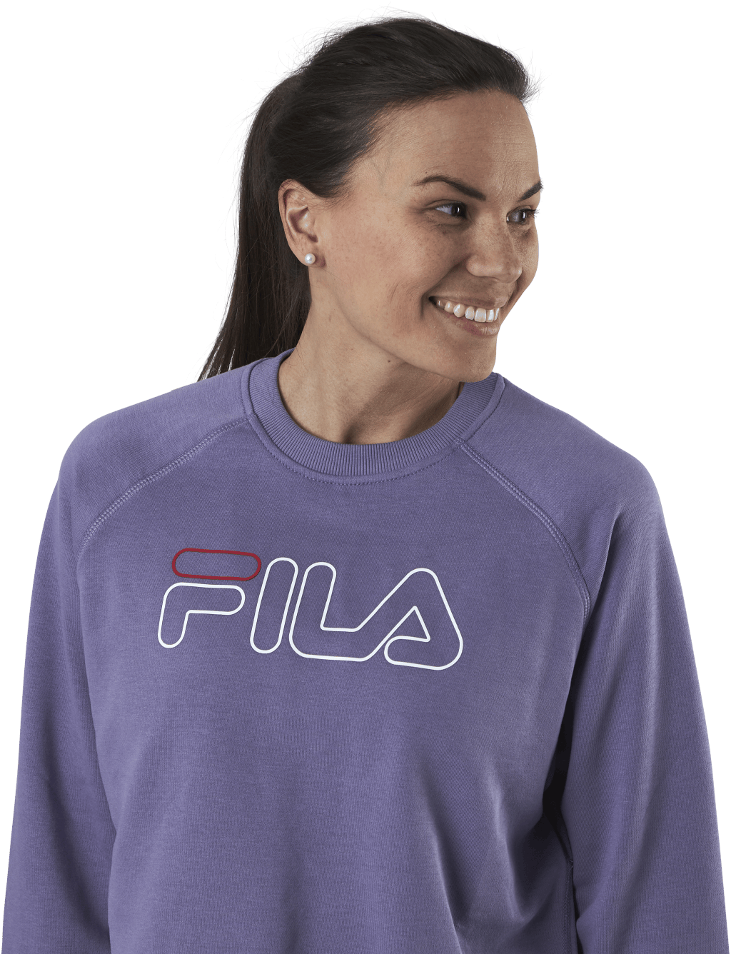 Jamina Cropped Crew Sweat Purple - Bild 4