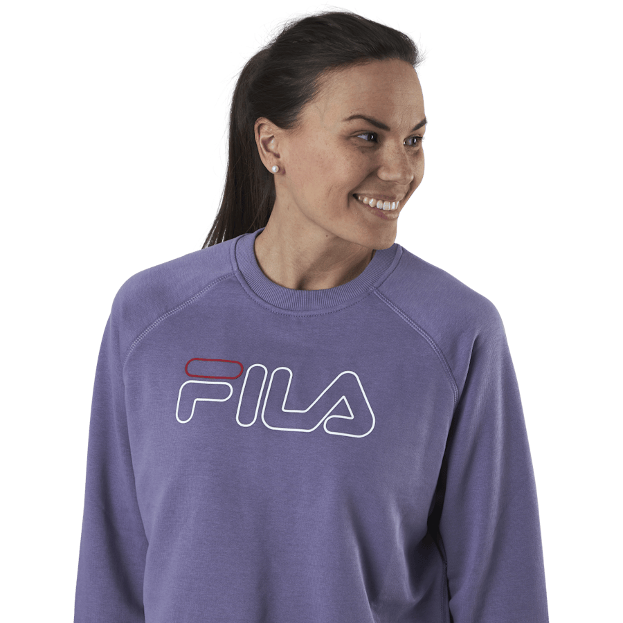 Jamina Cropped Crew Sweat Purple - Bild 4