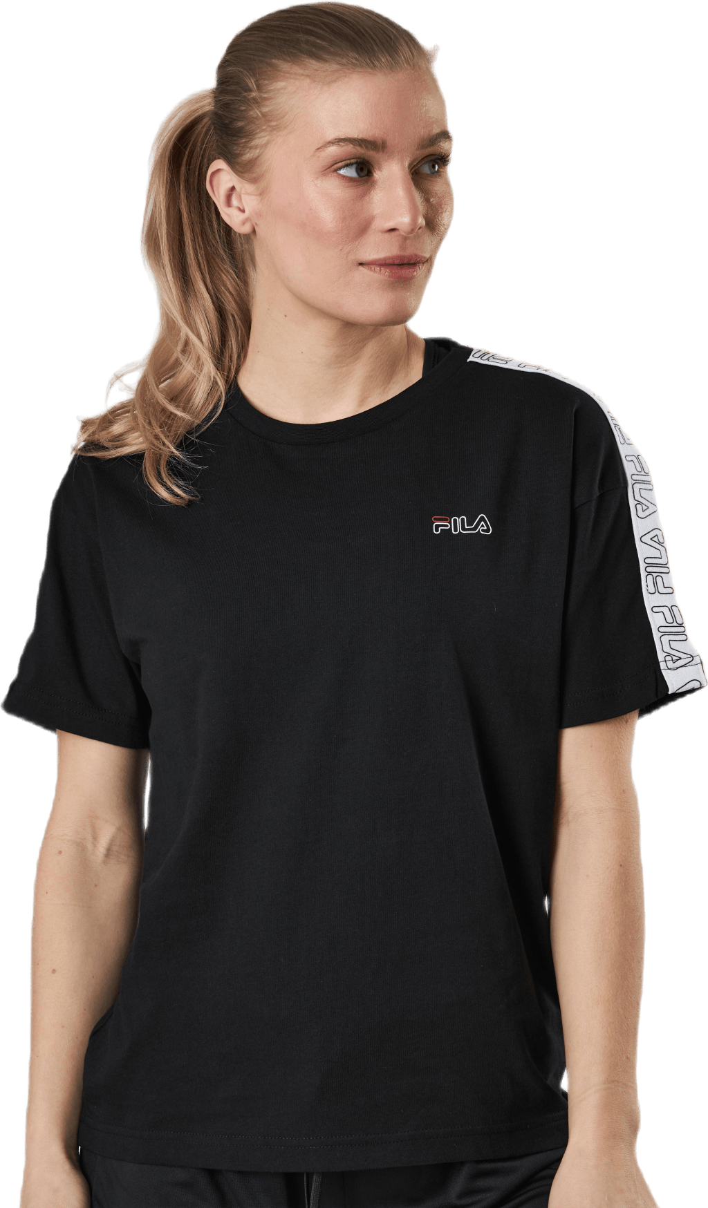 Jakena Taped Tee Black