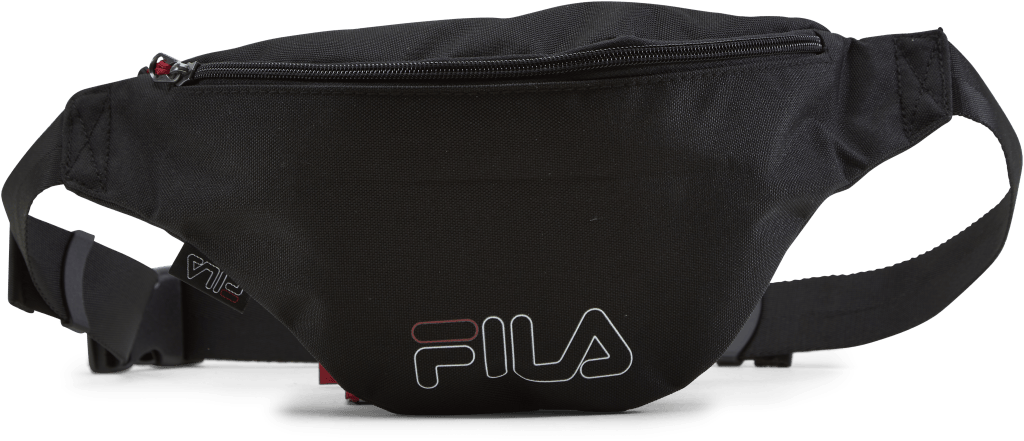 Waist Bag Slim Rosso  Black, Unisex, Equipment, bags & backpacks, Black, ONESIZE