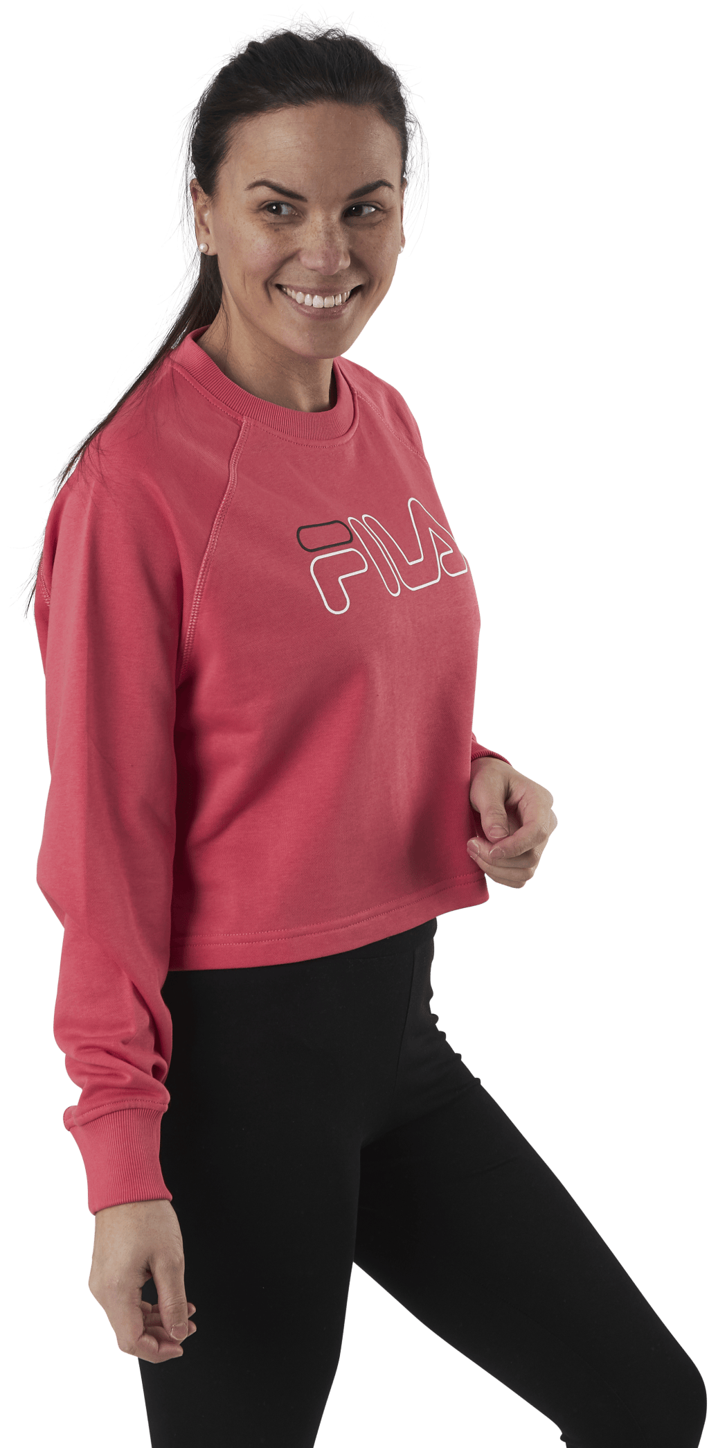 Jamina Cropped Crew Sweat Pink - Bild 2