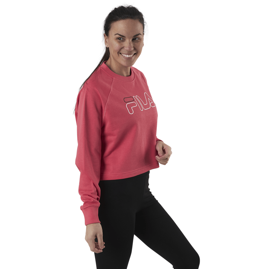 Jamina Cropped Crew Sweat Pink - Bild 2