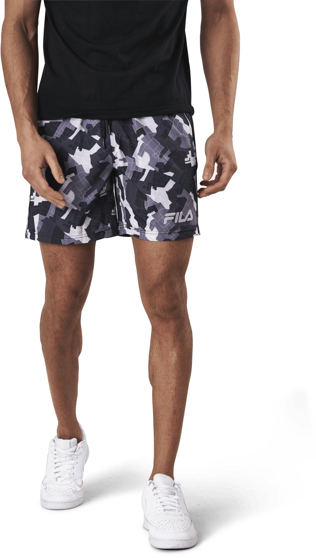 Everix Aop Shorts Grey