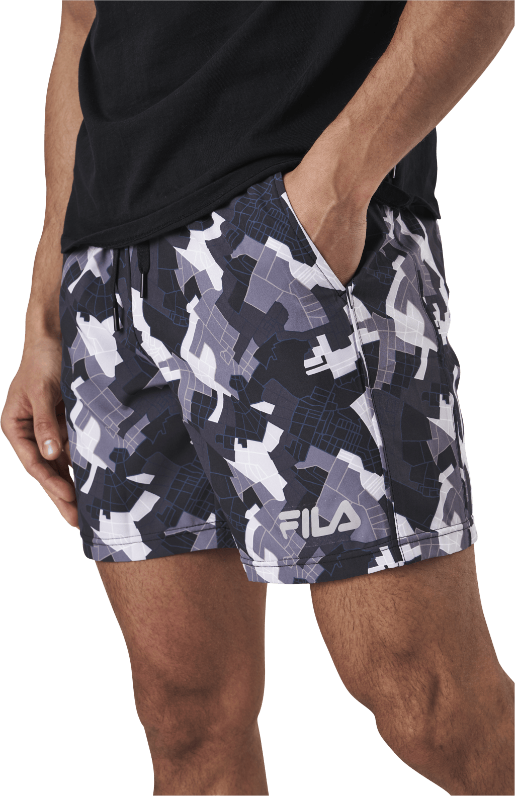 Everix Aop Shorts Grey - Bild 4