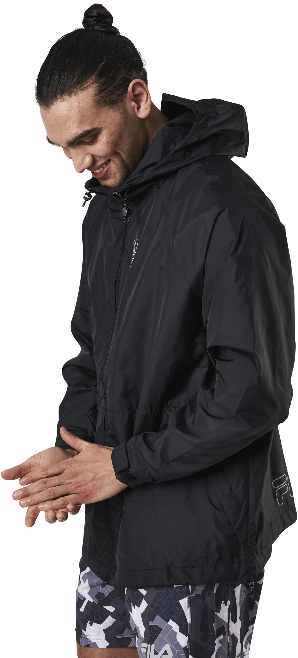 Enan Wind Jacket Black - Bild 2