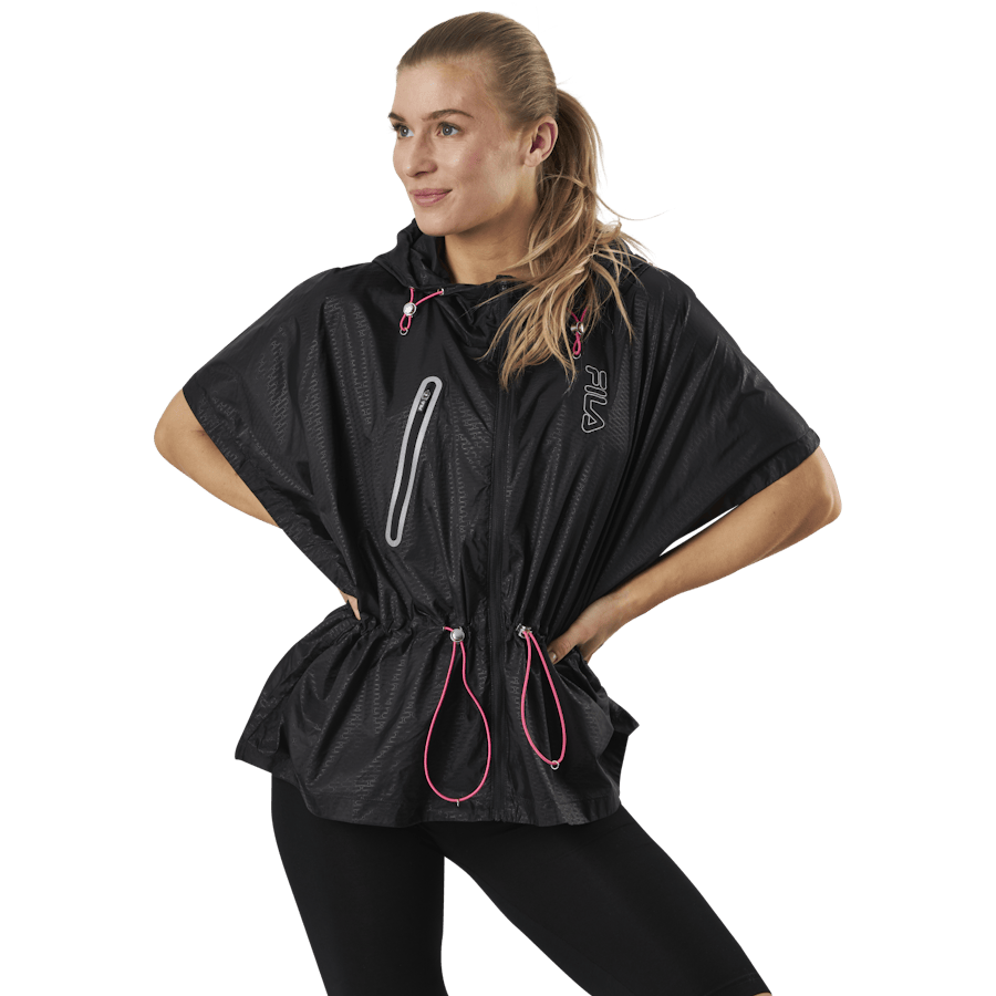 Eydie Wind Poncho Black