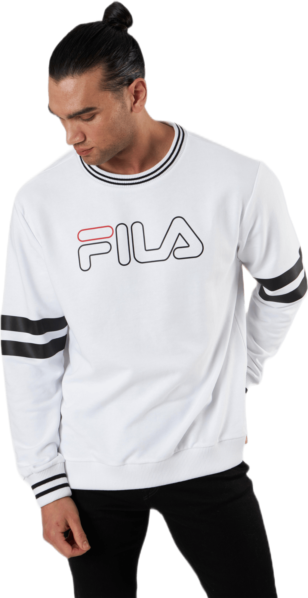 Janek Sporty Crew Sweat White