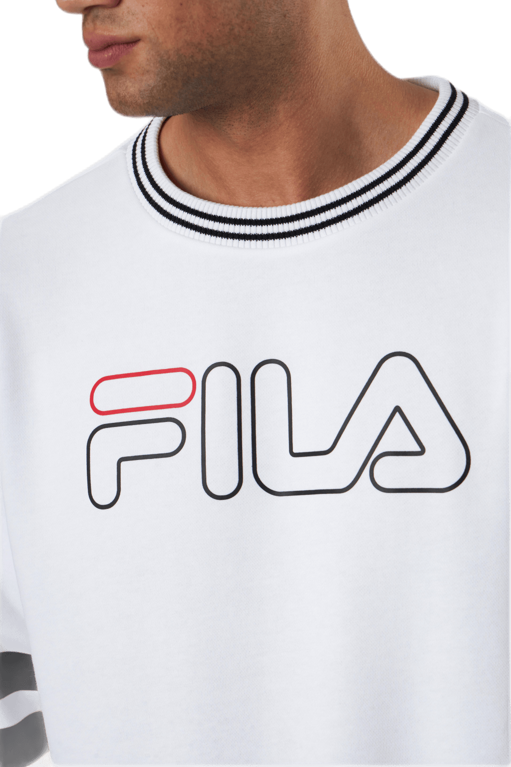 Janek Sporty Crew Sweat White - Bild 4