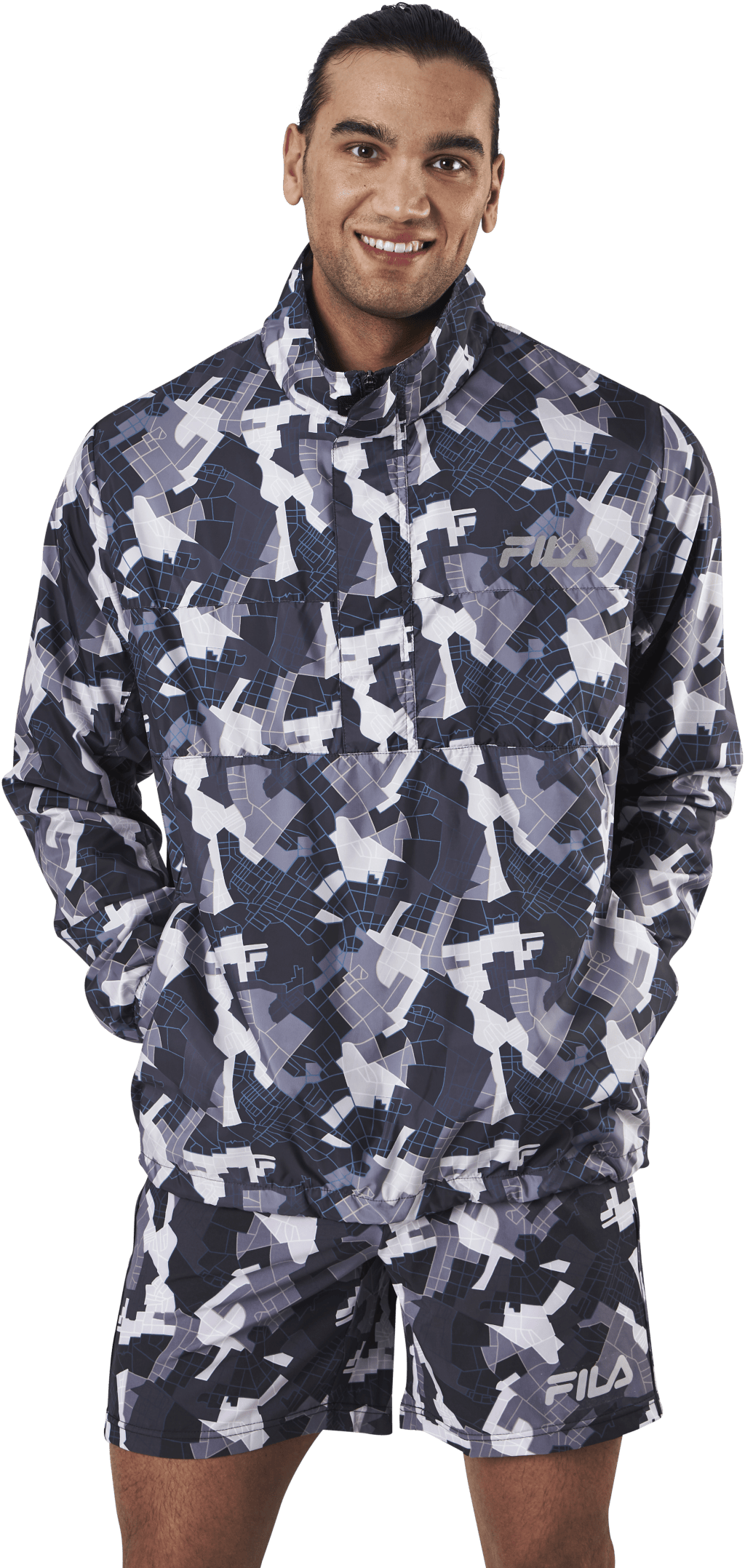 Ender Aop Wind Anorak Grey, Male, Apparels, jackets, Grey, L