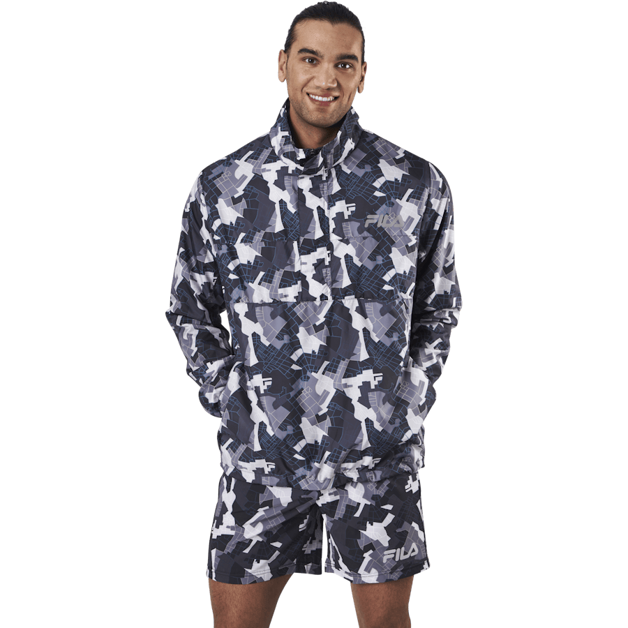 Ender Aop Wind Anorak Grey