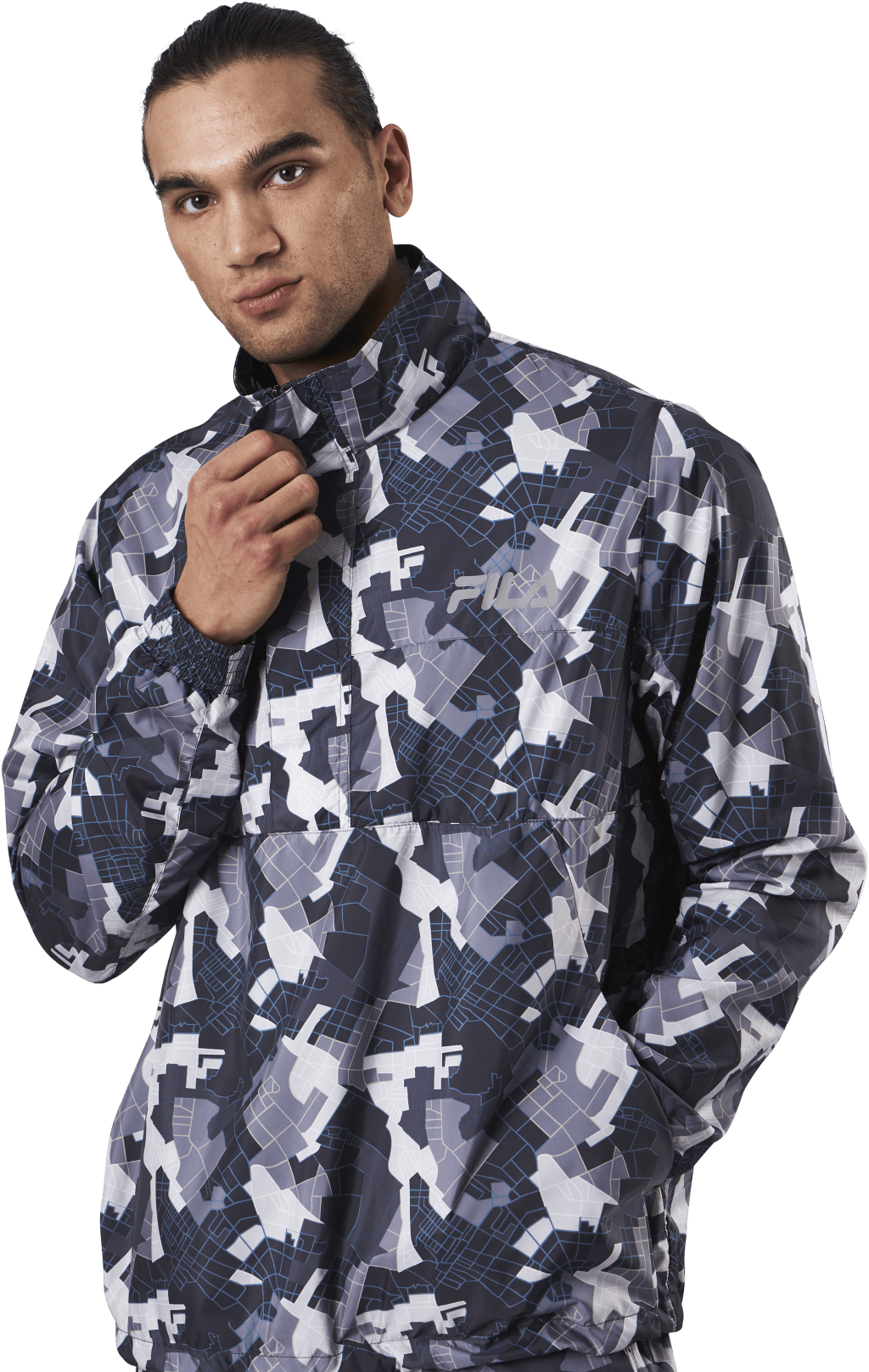 Ender Aop Wind Anorak Grey - Bild 4