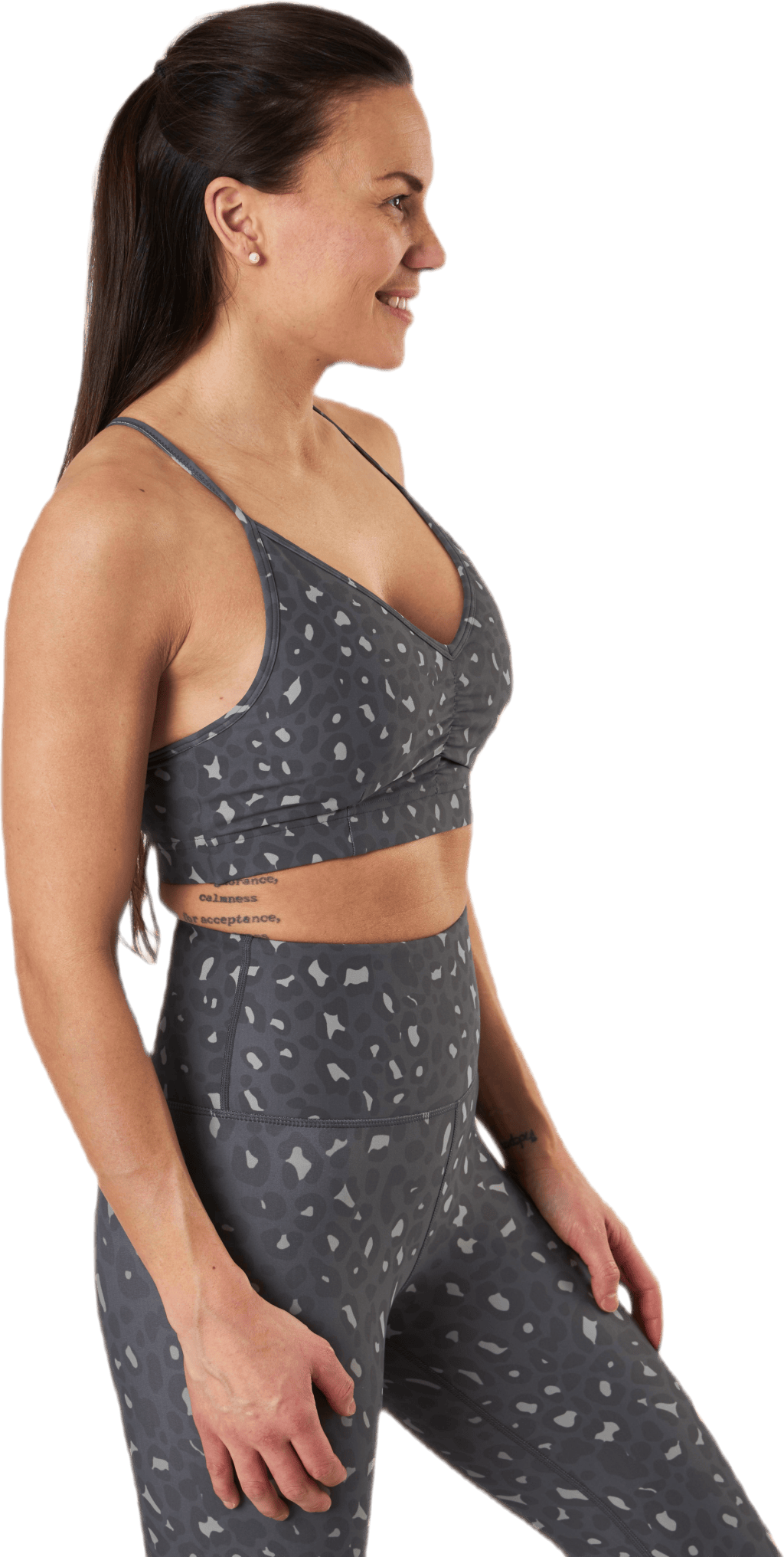 Soul Ruched Bra Patterned/Grey - Bild 2