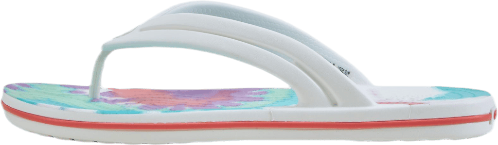 Tie Dye Flip-Flop Purple / White