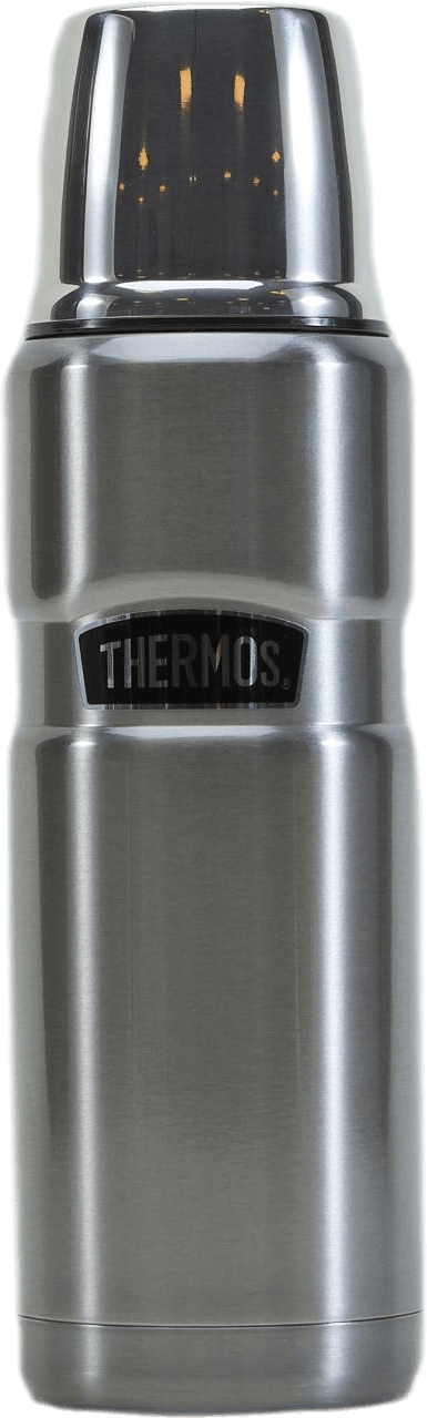 Ståltermos King 0,5 Grey, Unisex, Apparatuur, flessen & flacons, Grijs, ONESIZE