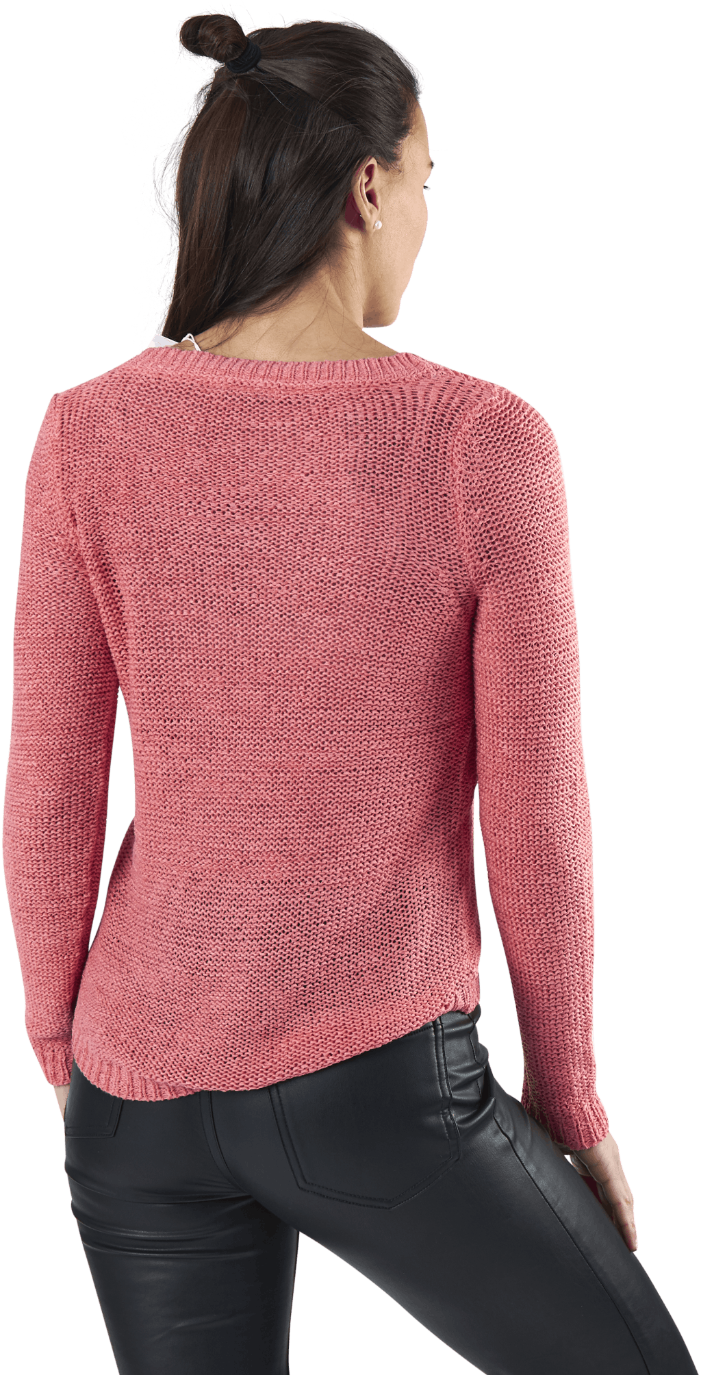 Geena Xo L/S Pullover Knt Pink