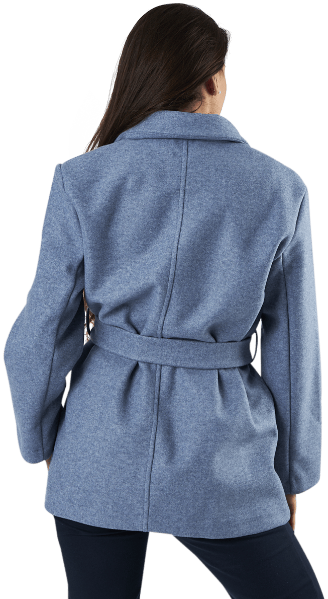 Trillion Belt Coatigan Pnt Blue - Bild 3