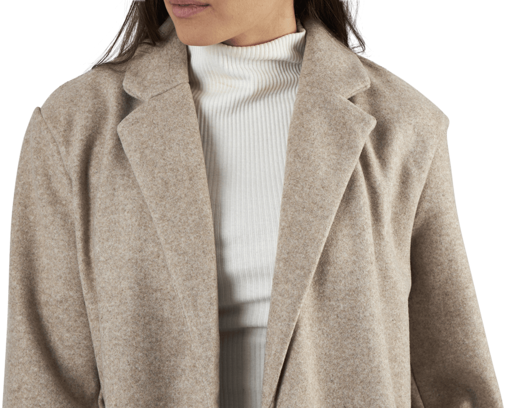 Trillion Belt Coatigan Pnt Beige - Bild 2