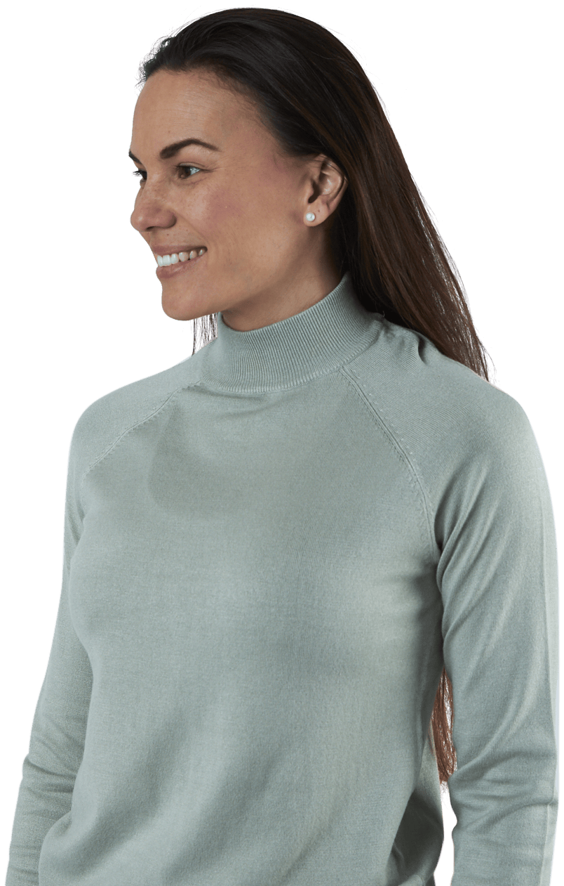 Esera Ls High Neck Knit Green - Bild 6