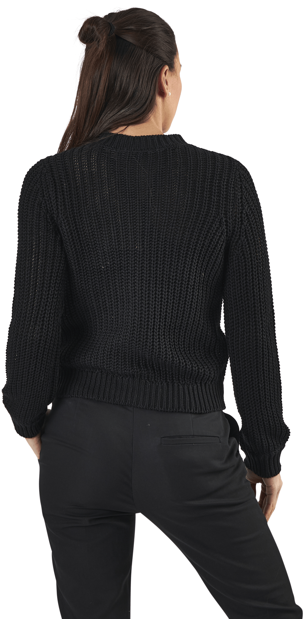 Petula Ls  Knit Cardigan Black