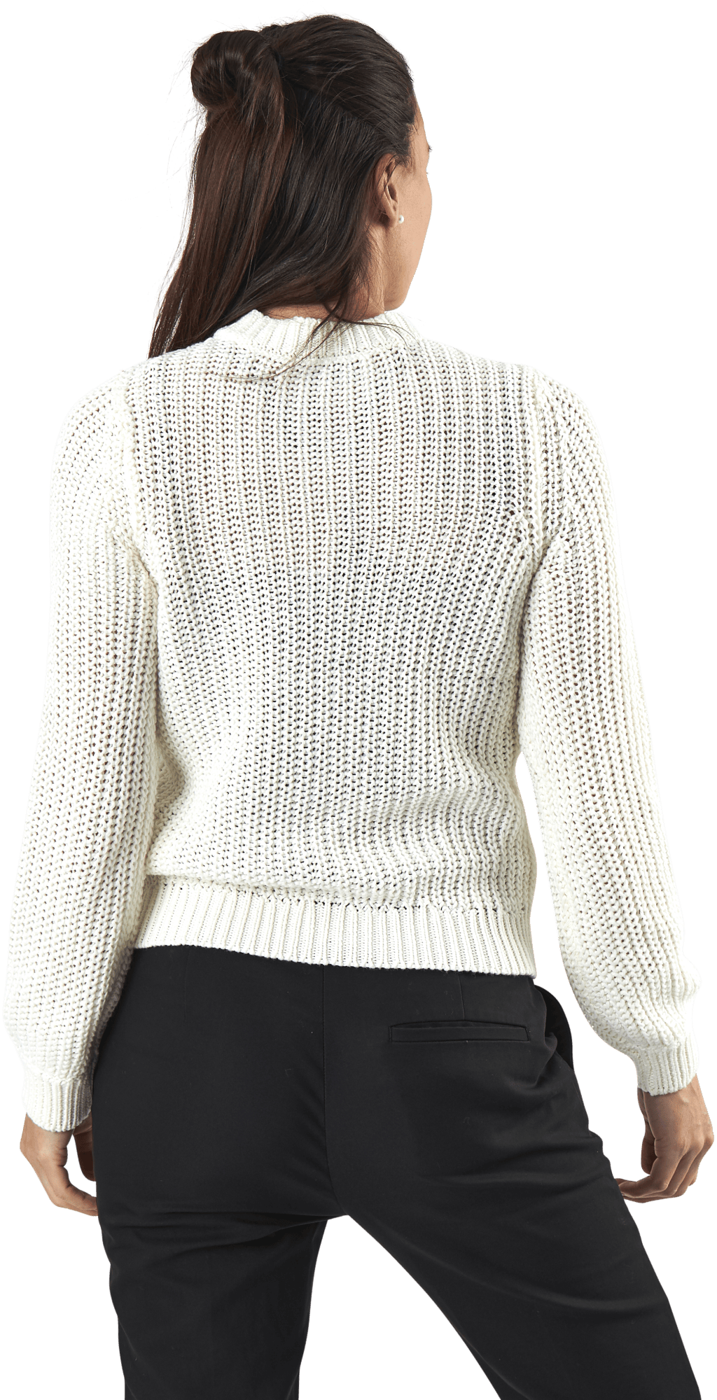 Petula Ls  Knit Cardigan White - Bild 3