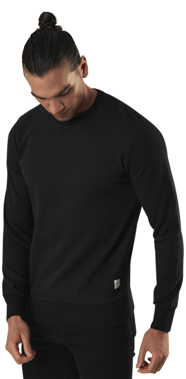 Basic Sweat Crew Neck Black - Bild 5